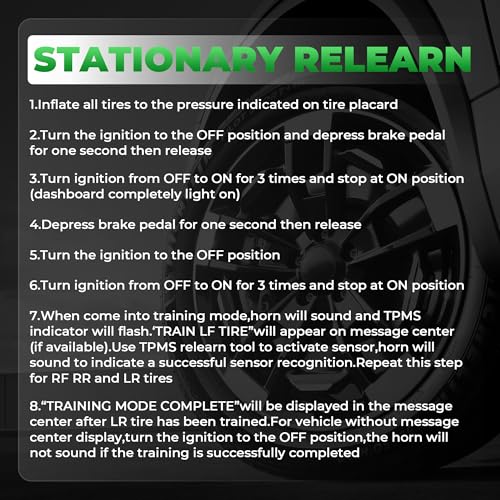 CDWTPS TPMS Sensor for Ford,Pre-Programmed Upgrade Tire Pressure Sensor