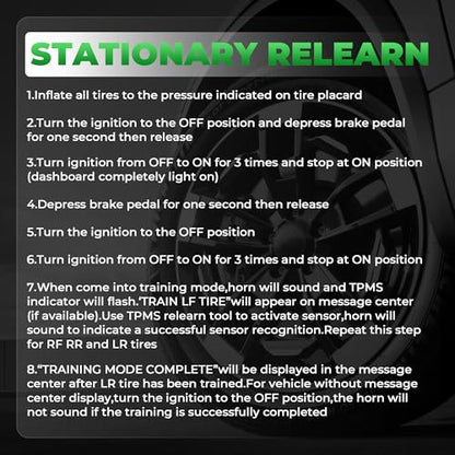 CDWTPS TPMS Sensor for Ford,Pre-Programmed Upgrade Tire Pressure Sensor