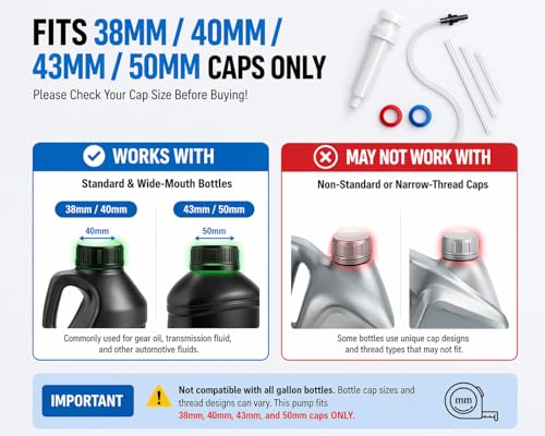 Manual Fluid Transfer Pump - size: Gallon Wide Mouth