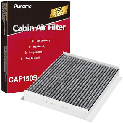 Puroma Cabin Air Filter Activated Carbon for CF12150 6081C Ford Lincoln - style: CAF150S