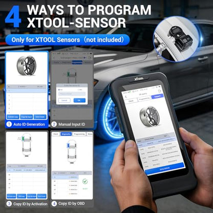 XTOOL TP380 TPMS Programming Tool & OBD2 Scanner, Diagnostic Scan Tool