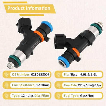 2005-2019 Frontier & Pathfinder 4.0 Fuel Injectors