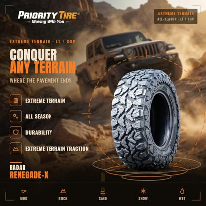 Radar Renegade X 33X12.5R18 E/10PLY Light Truck & SUV Tire