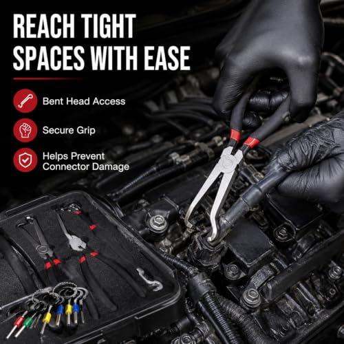 Automotive Electrical Disconnect Pliers, 21-Piece