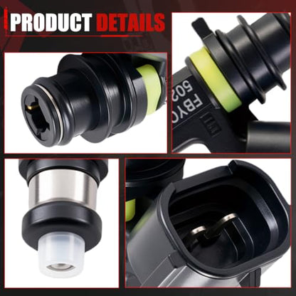 15710-66J00 Fuel Injector Set of 6 Compatible with 2006-2008 Suzuki 2.7L - color: QMP-I02F0129