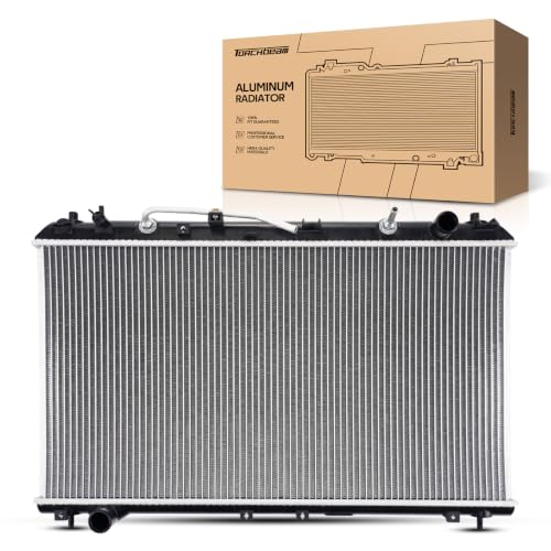 Torchbeam Car Aluminum Core Radiators Compatible with 1997-2001 Camry 3.0L, 1997-2001 ES300, 1999-2003 Solara 3.0L(w/Heavy Duty Cooling) Transmission Oil Cooler Included - size: CU1910