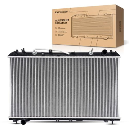 Torchbeam Car Aluminum Core Radiators Compatible with 1997-2001 Camry 3.0L, 1997-2001 ES300, 1999-2003 Solara 3.0L(w/Heavy Duty Cooling) Transmission Oil Cooler Included - size: CU1910