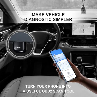 OBD2 Scanner Bluetooth for iPhone/Android-Auto Diagnostic Tool