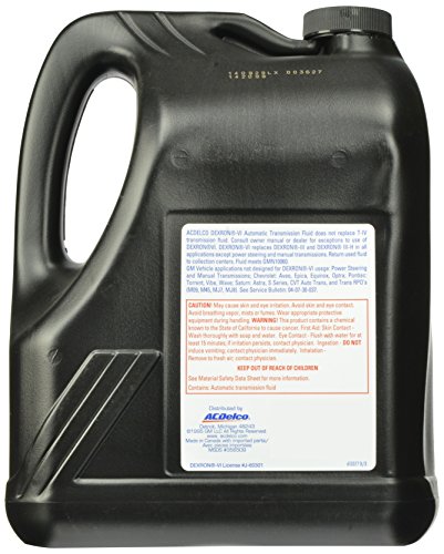 GM Genuine Parts 10-9030 (88861954) Dexron VI Automatic Transmission Fluid - 1 gal