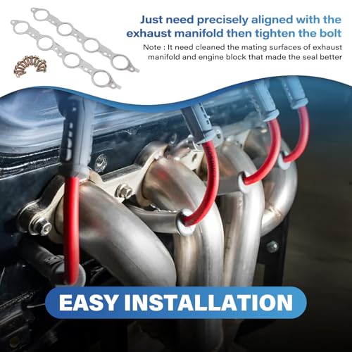 12617944 Exhaust Manifold Header Gasket with Bolts