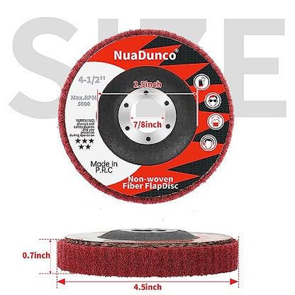 15Pcs 180/320/600 Grit Scour Flap Disc 4-1/2" Polishing for Angle Grinder - color: Green/Maroon/Gray, size: 180/320/600 Grit - 15Pcs