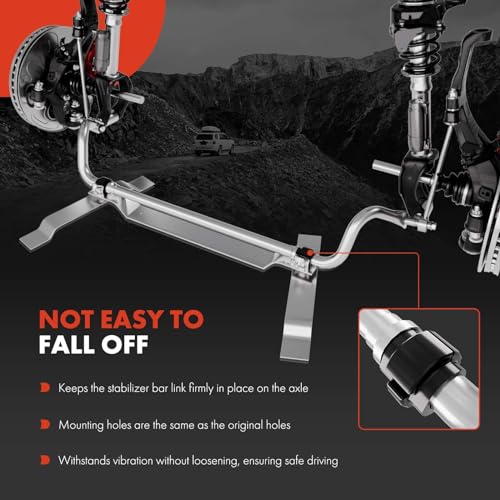 A-Premium [22mm] Rear Suspension Stabilizer Bar Assembly Sway Bar Kit