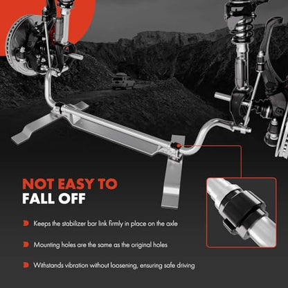 A-Premium [22mm] Rear Suspension Stabilizer Bar Assembly Sway Bar Kit