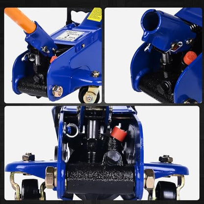 AAIN 2-Ton Hydraulic Floor Jack, 4,400 lb Capacity, Heavy-Duty Car Jack