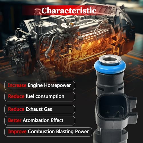 FJ765 Fuel Injector Replace#82211191,0280158066 5L2Z9F593DA-6PCS - size: FJ765(6PC)