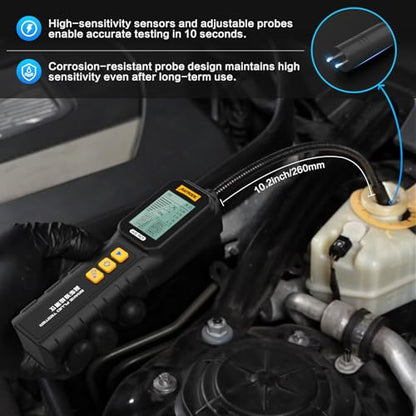AUTOOL Brake Fluid Tester with 10-Inch Corrosion Resistance Probe