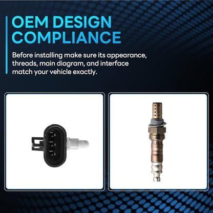 Oxygen Sensor Upstream Compatible with Park Avenue Regal LeSabre & Lumina APV Astro C1500 C2500 G10 G20 G30 K1500 & More Replace # SG241 - size: SG241