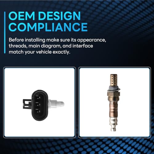 Oxygen Sensor Upstream Compatible with Park Avenue Regal LeSabre & Lumina APV Astro C1500 C2500 G10 G20 G30 K1500 & More Replace # SG241 - size: SG241