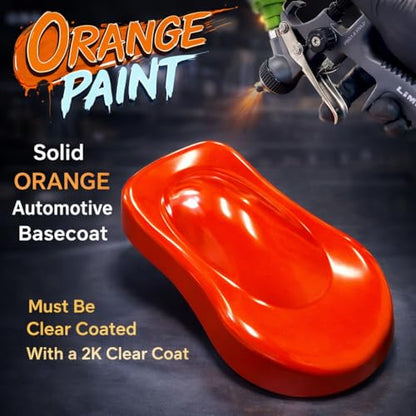 LiME LiNE Automotive Basecoat Paint (1 Pint) (Orange) - color: Orange.