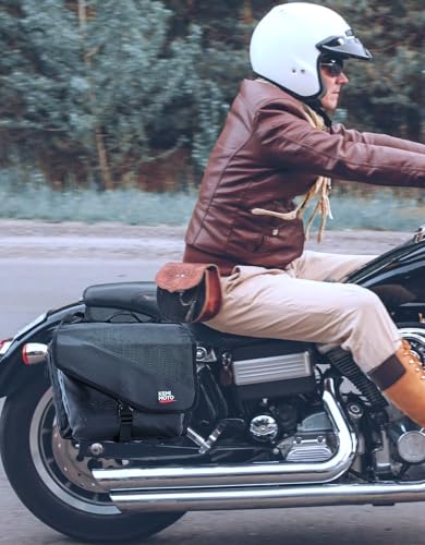 KEMIMOTO Motorcycle Saddlebags 40L(20Lx2) Large Capacity