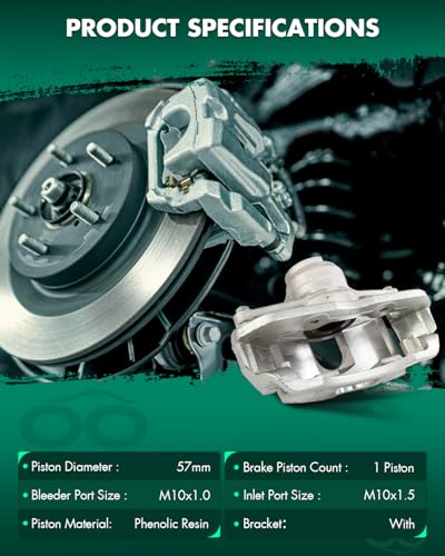 SCITOO 18B5068 18B5069 Front Left & Right Disc Brake Calipers Assembly - size: Front[18B5068 & 18B5069]