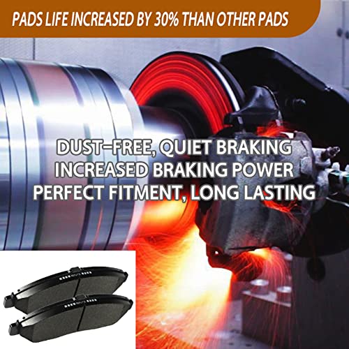 SIPAUTEC-Front And Rear Ceramic Disc Brake Pads Replacement For Subaru Forester Brz Impreza Crosstrek - style: D1539-D1114
