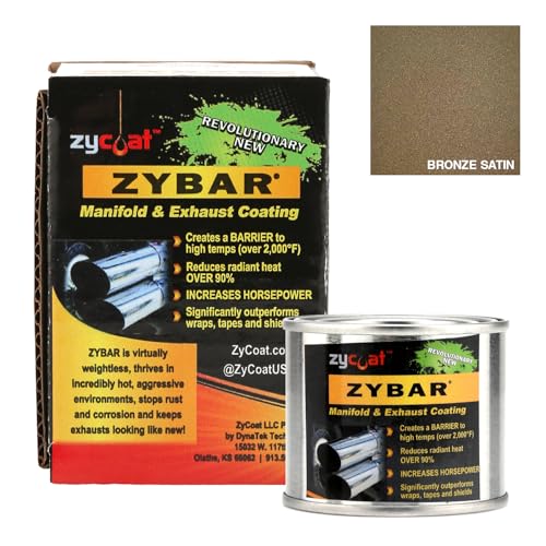 ZyCoat ZyBar 10004 High Temperature Coating - Bronze Satin, 4 Ounce - 2 Pack