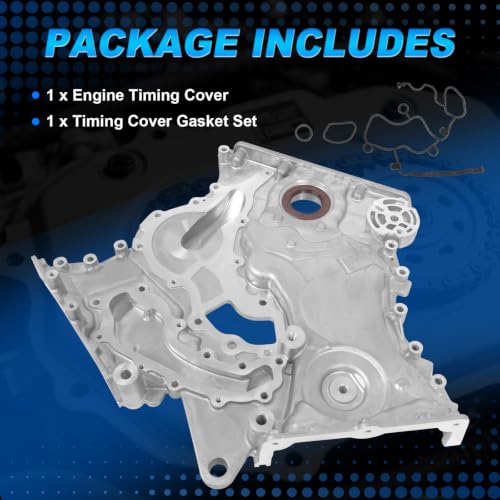Engine Front Timing Chain Cover with Gasket