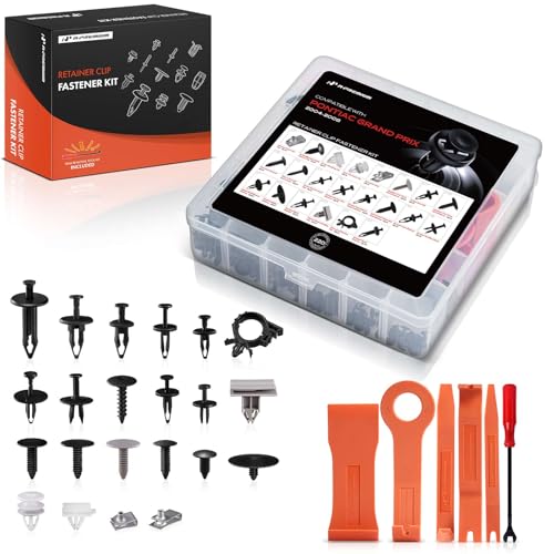 A-Premium 220PCS Fastener Retainer Clip Kit Compatible with Pontiac