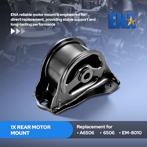 ENA Engine Motor Transmission Mount Set of 5 Compatible with Honda 1996 1997 1998 1999 2000 Civic 1.6L Front Rear Replacement for A6520 A6502 A6556 A6506 A6526