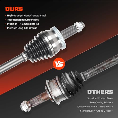 Front left CV Axle Shaft Assembly 2.4L 2.4, Replace for 66-3829