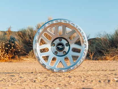 RockTrix RT110 18 inch Wheel, 18x9, 5x150, 12mm Offset, Machined Silver - color: Machined Silver, size: 18x9 -12mm offset