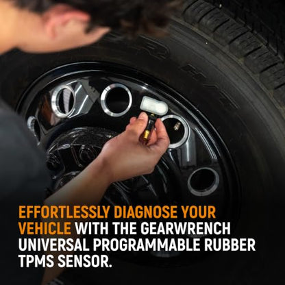 GEARWRENCH Universal Programmable Rubber TPMS Sensor | GWTPMSR - style: Rubber Single
