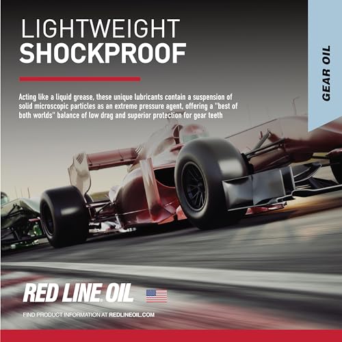 Red Line 58404 Lightweight Shockproof Gear Oil - 1 Quart (4 Pack)