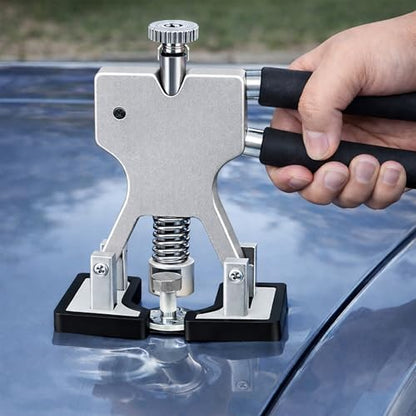8pcs Paintless Dent Repair Pull Tabs Tool 8 Size Puller Removal Aluminum Kit Glue for PDR Car Auto Body Hand Tools Suction Cup Durable Pulling Ice Hail Damage Automobile Alloy Lifters