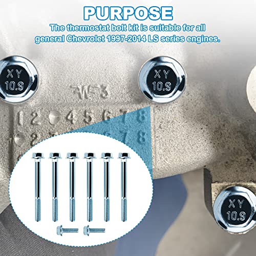 LS Water Pump Bolt Kit Thermostat Housing Bolts