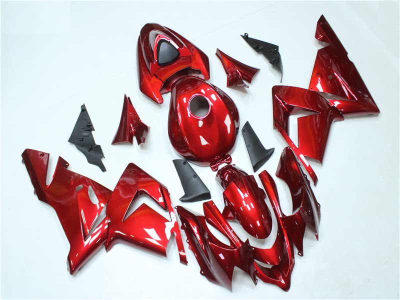 MC Red Complete Fairing Fit for Kawasaki Ninja 2004 2005 ZX10R ZX-10R Injection Mold ABS Plastics New Bodywork 04 05 M52