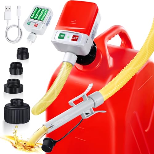 Fuel Transfer Pump, 3.4 GPM with 30s Alert Beep & Auto-Stop