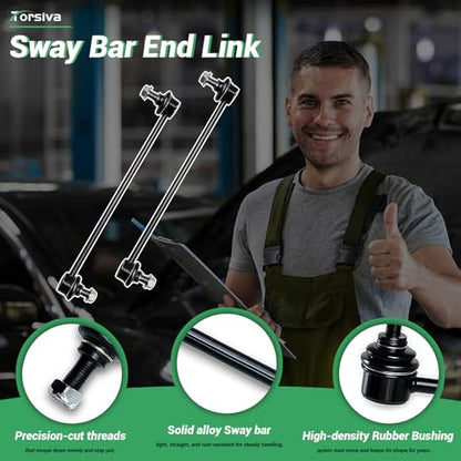 K750011 2PCS Rear Stabilizer Sway Bar End Link for Lexus 2007 2008 2009 2010 2011 2012 ES350, Compatible With Toyota 2006 2007 2008 2009 2010 2011 2012 Avalon, 2007 2008 2009 2010 2011 Camry - size: K750011-2PC