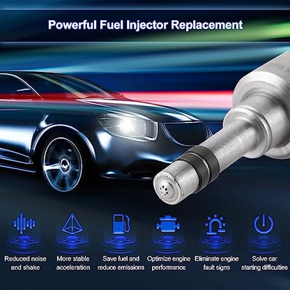 Fuel Injector Set of 4 6 Hole for Chevy Cruze 1.4L 2016-2019 1.6L 2017-2019