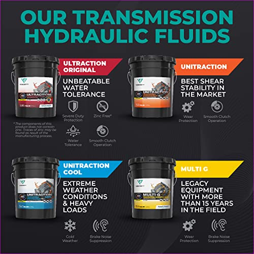 VISCOSITY Multi G Transmission Hydraulic Fluid - Compatible with Mahindra, McCormick Tractors - 2.5 Gallons - 77462NPYUS - size: 2.5 Gallon (Pack of 2)