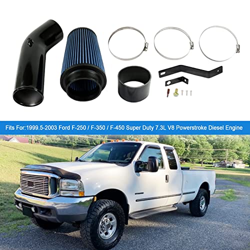 Cold Air Intake 7.3 Powerstroke Replacement For Ford F250 F350 F450 99-2003