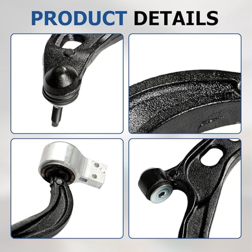 WFLNHB 2Pcs Front Lower Control Arm Ball Joint Assembly Driver and Passenger Side Kit Replacement for Ford Flex 2010-2012 Replacement for Lincoln MKT 2009-2012