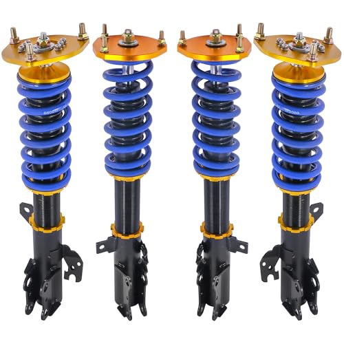 MOSTPLUS Coilovers Lowering Struts Compatible for 2002-2008 Toyota Camry Height Adjustable Lowering Kit Suspension Front and Rear - size: 2002-2008 Toyota Camry