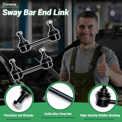 2PCS Rear Stabilizer Sway Bar End Links for Mitsubishi 2004 2005 2006 2007 2008 2009 2010 2011 Endeavor FWD, 2004 2005 2006 2007 2008 2009 2010 2011 2012 Galant, 2006-2012 Eclipse ‎‎K750030 - size: K750030 X2