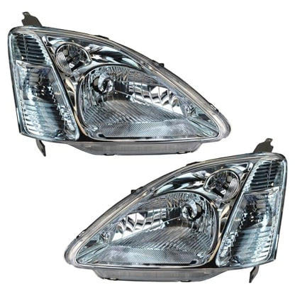 TRQ 2 Piece Headlight Assembly Set Driver & Passenger Side - style: HLA74287