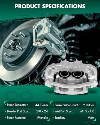 SCITOO 1PC 18-B4752 Rear Passenger Side Disc Brake Caliper With Bracket - size: Rear Passenger[18-B4752]