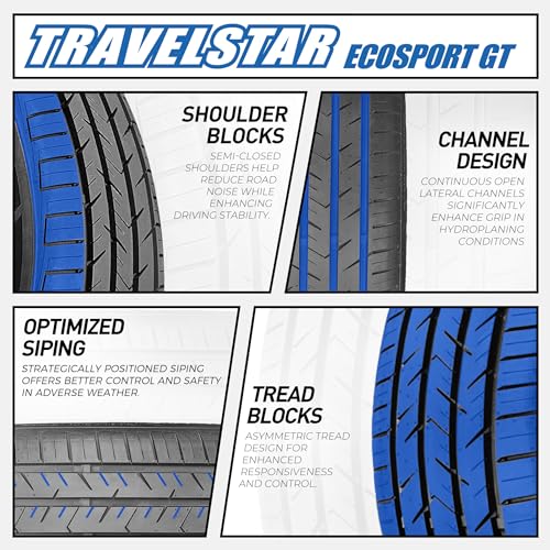 Set of 2 Travelstar Ecosport GT Ultra High-Performance 225/30R20 Tires - size: 225/30ZR20