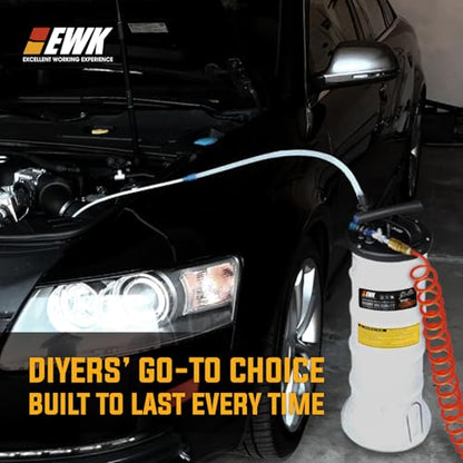 EWK 6.5L Pneumatic/Manual Oil Extractor, Oil Change Pump for Automotive - size: 6.5L