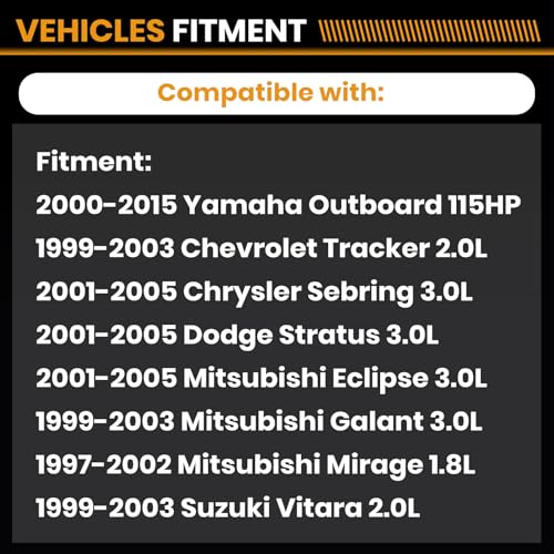 Fuel Injectors INP-771 Compatible with Yamaha Chevy Chrysler Dodge - size: INP-771 4P